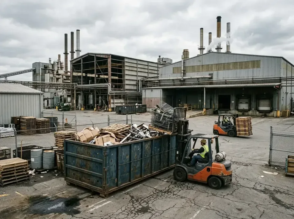 industrial-factory-scrap-conta-003 — frequently asked questions, Cheap Roll-off Dumpster Rentals in New Palestine, IN